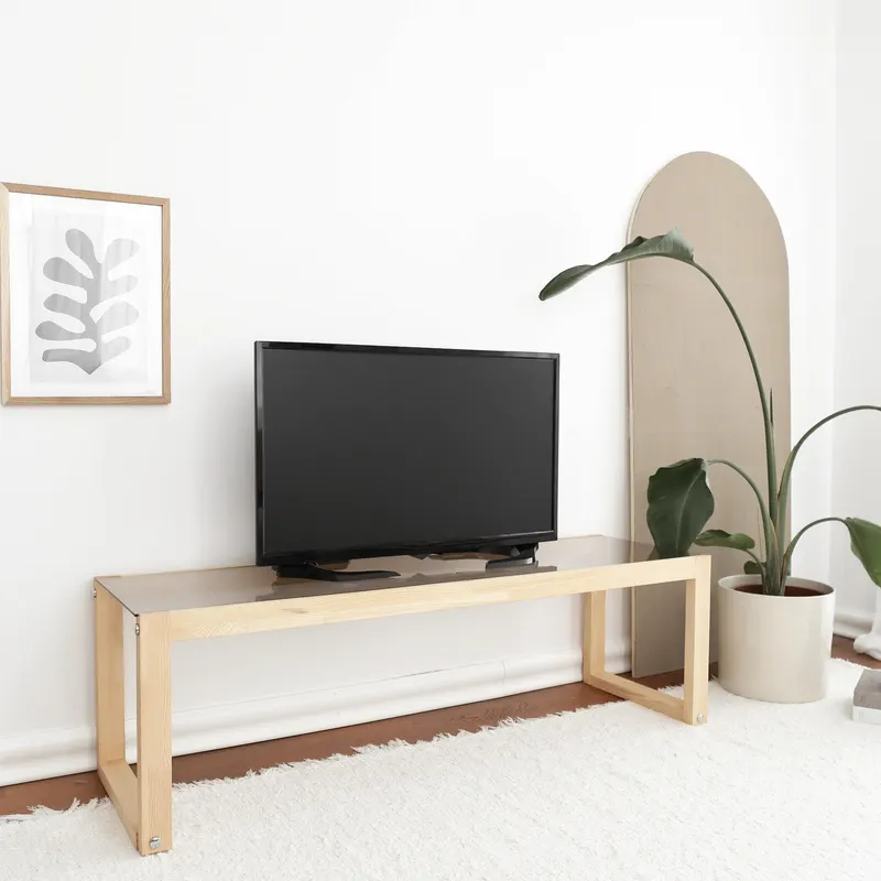 Comodă TV Via, Diverse culori, 130x40x40 cm - Natur