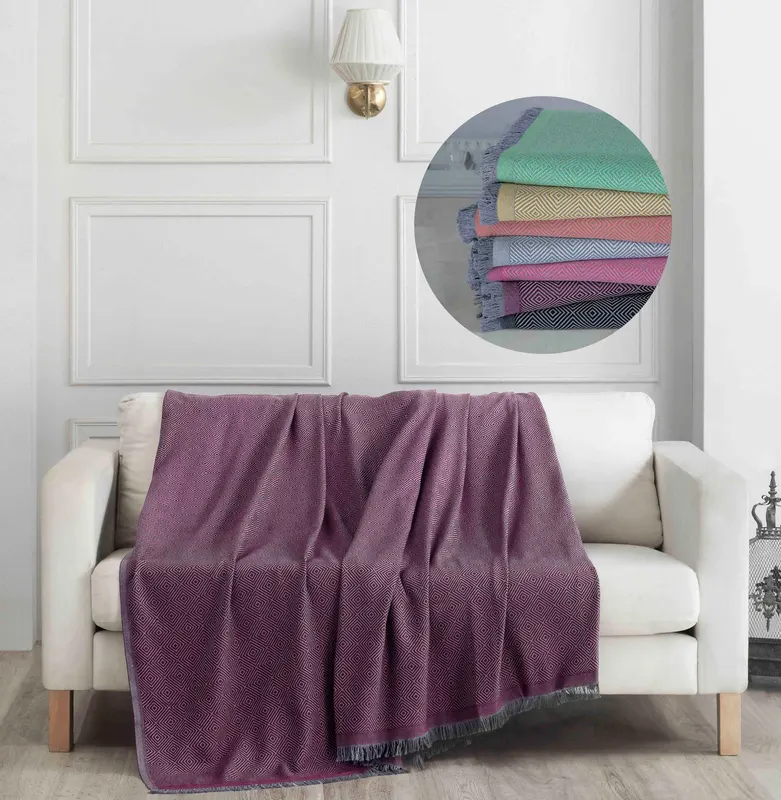 Cuvertură Elite, Diverse culori, 175x230 cm - Bordo