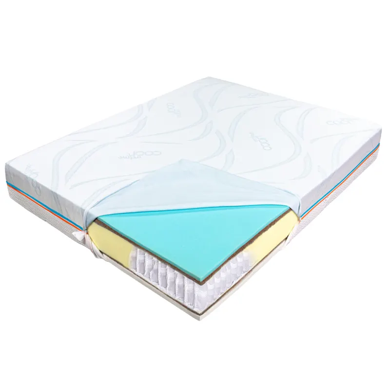 Saltea de pat cu Arcuri Pocket 120×200- Bio Cocos, Latex, Thermo Dream