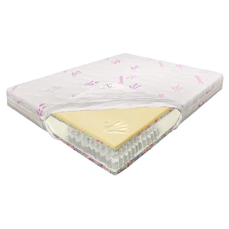 Saltea de pat cu arcuri pocket 160x200 - Memory Lavanda Ecotrend