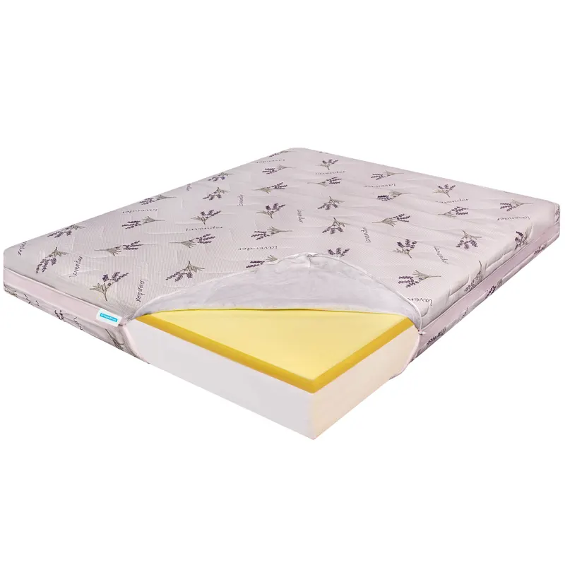 Saltea de pat Ortopedica, Memory HD 17+5+1, Lavanda Strong, 120x190