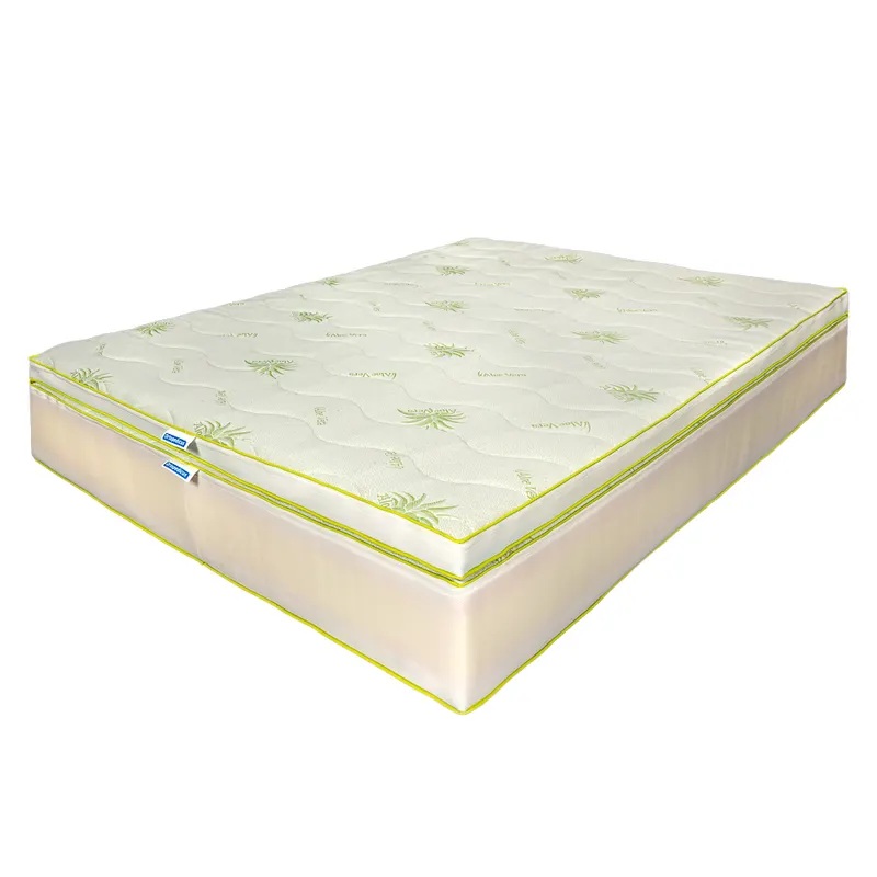 Saltea de pat Ortopedica cu Arcuri Pocket, 160x190 – Aloe Vera Adaptive 4 in 1, Topper detasabil 7 cm Memory, 35 cm, Hotel Range
