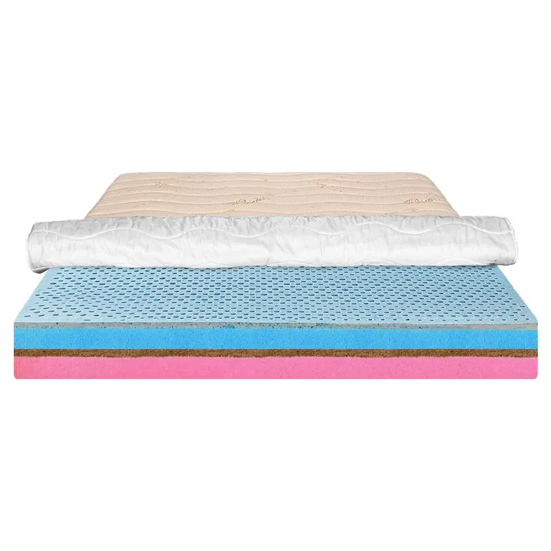Saltea de pat Ortopedica pentru copii, 130x200 - Latex, Cocos, Husa Bumbac, Econatura