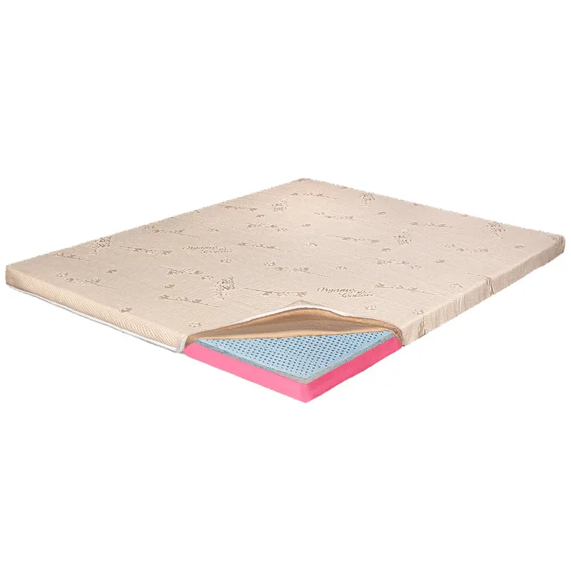 Topper Saltea Ortopedic 90x200 - Latex 6+2+1 cm, Husa Bio Bumbac, Hotel Range