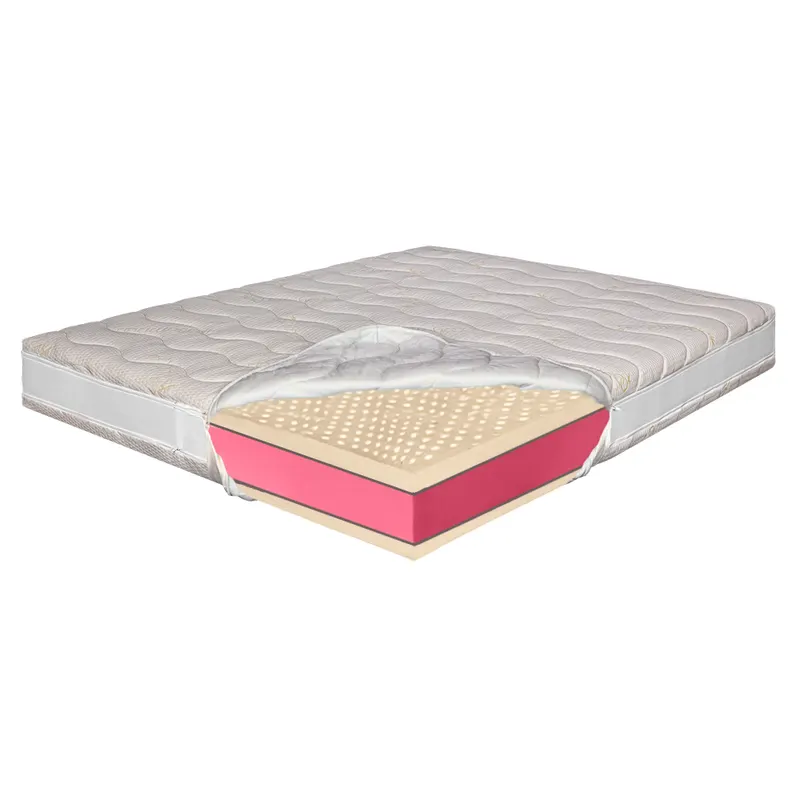 Saltea Super Ortopedica din Latex 140x190 - Husa Bio Bambus, Mega XXL, 3+20+3+3, Hotel Range
