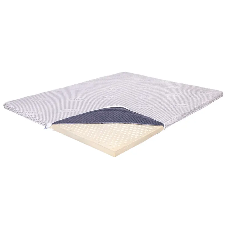 Topper Saltea Ortopedic 180x200 - Latex 5.5 cm, Husa cu Ioni de Argint