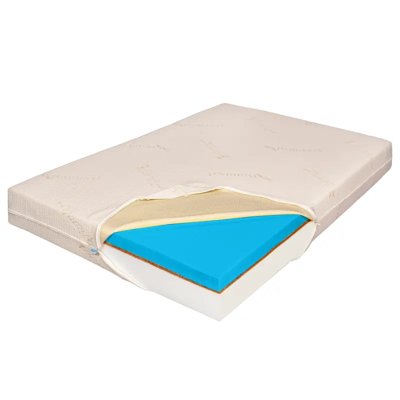 Saltea de Pat Ortopedica, Bio Cocos, Bio Bambus, 15+2+6 cm, 160x190