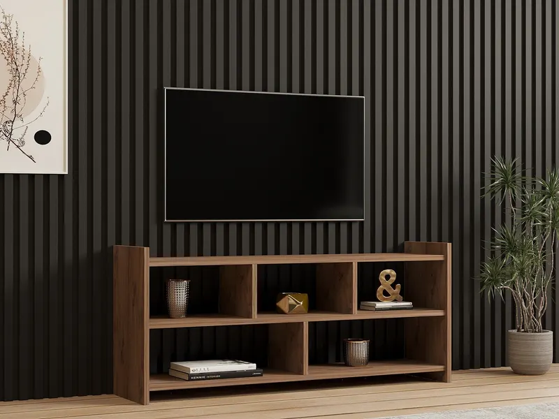 Comodă TV Pera, Diverse culori, 118x28x55 cm - Pin atlantic