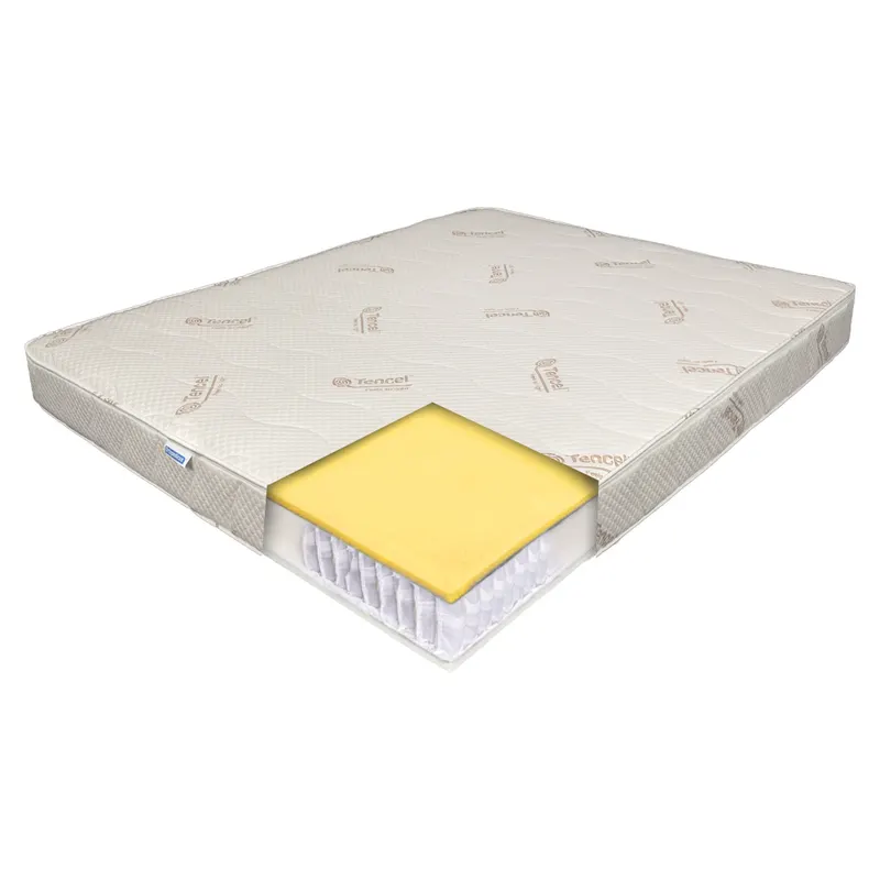 Saltea de Pat Ortopedica, Tencel Air Hybrid 3+12+3, Doua Fete, 120x190