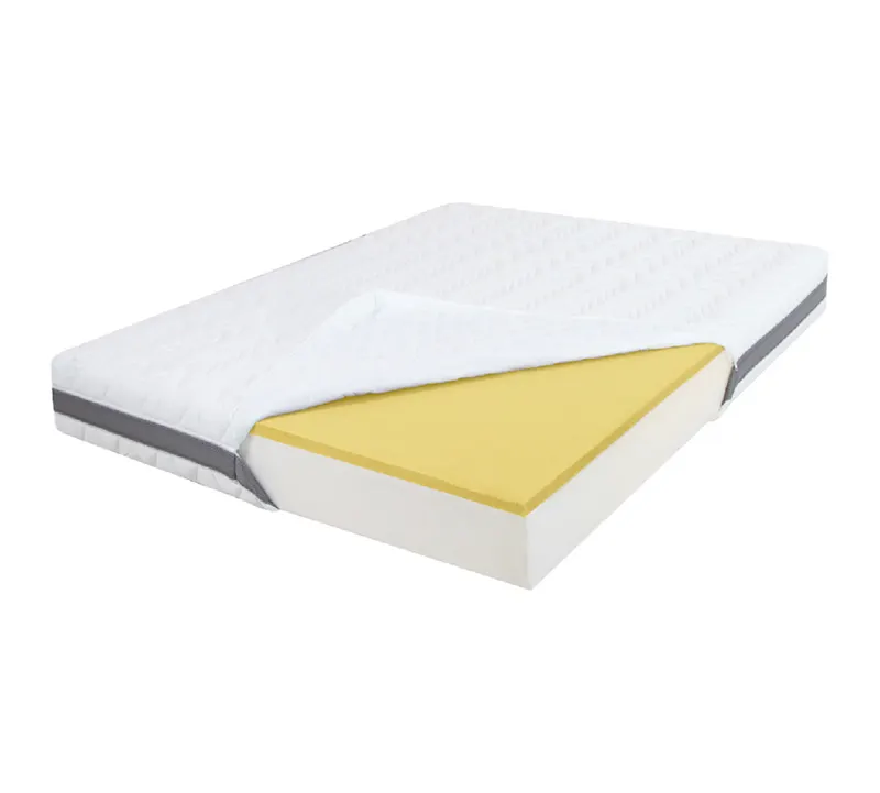 Saltea de Pat Ortopedica din Spuma cu Memorie 140 x 200 - Memory 15+5+1, Fara Arcuri, Ioni de Argint