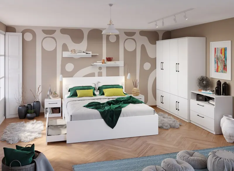 Set Mobila Dormitor Snow C14 — imaginea 2