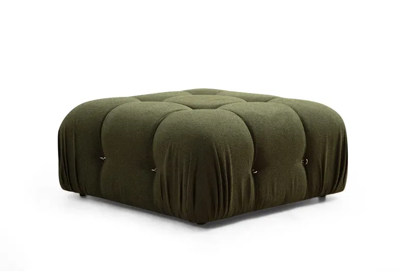 Taburet Bubble Pouffe, Diverse culori, 95x65x45 cm - Verde