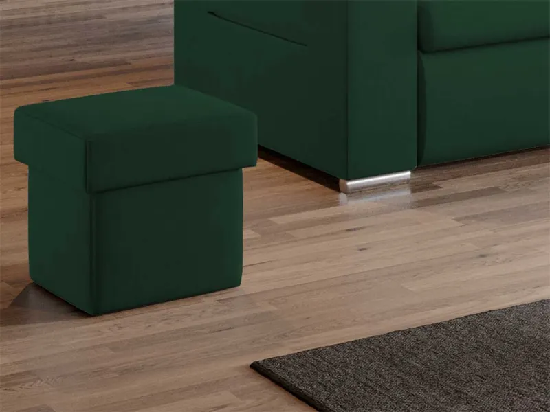 Taburet Patrat Verde — imaginea 2