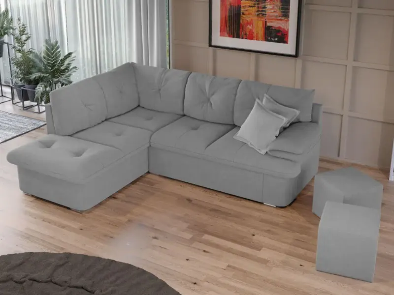Coltar Extensibil Roma Gri Deschis — imaginea 2