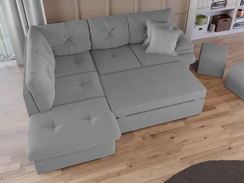 Coltar Extensibil Roma Gri Deschis — imaginea 3