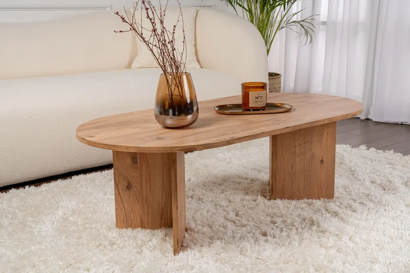 Măsuță de cafea Sable, Diverse culori, 119x60x40 cm - Pin atlantic