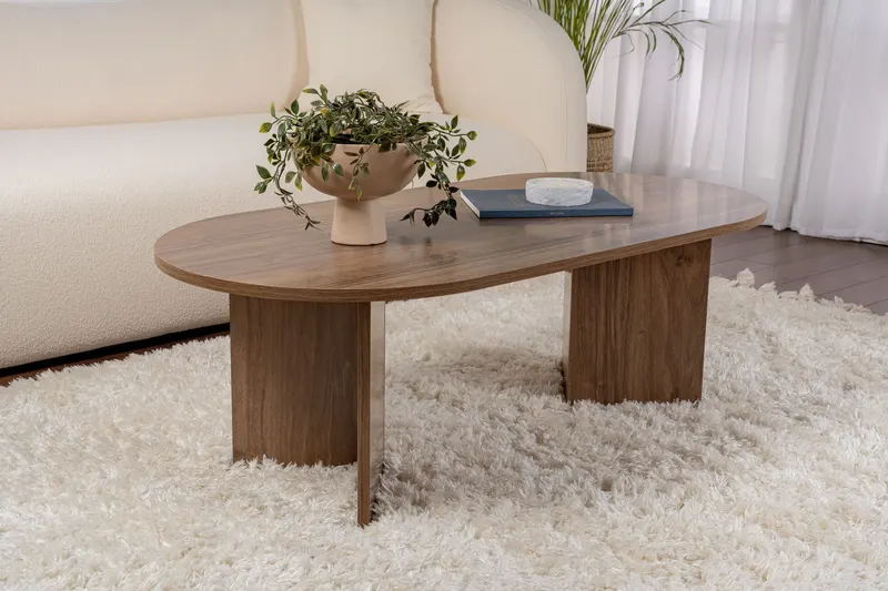 Măsuță de cafea Sable, Diverse culori, 119x60x40 cm - Venezia walnut