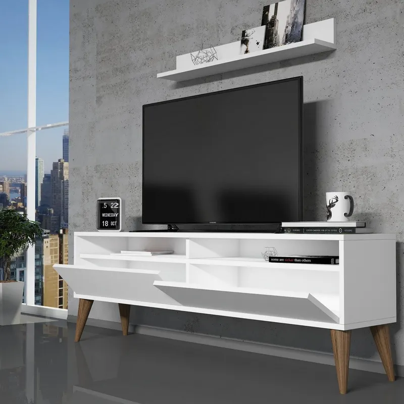 Set mobilă pentru sufragerie Best, Diverse culori, 150x30x50 cm - Alb