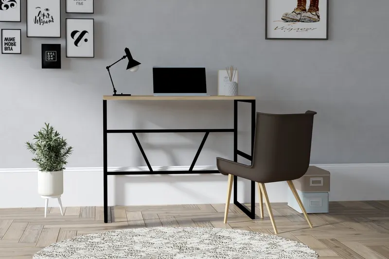 Birou Monea, Diverse culori, 90x74x60 cm - Stejar safir