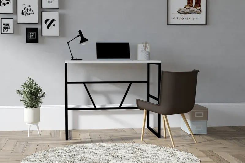 Birou Monea, Diverse culori, 90x74x60 cm - Alb
