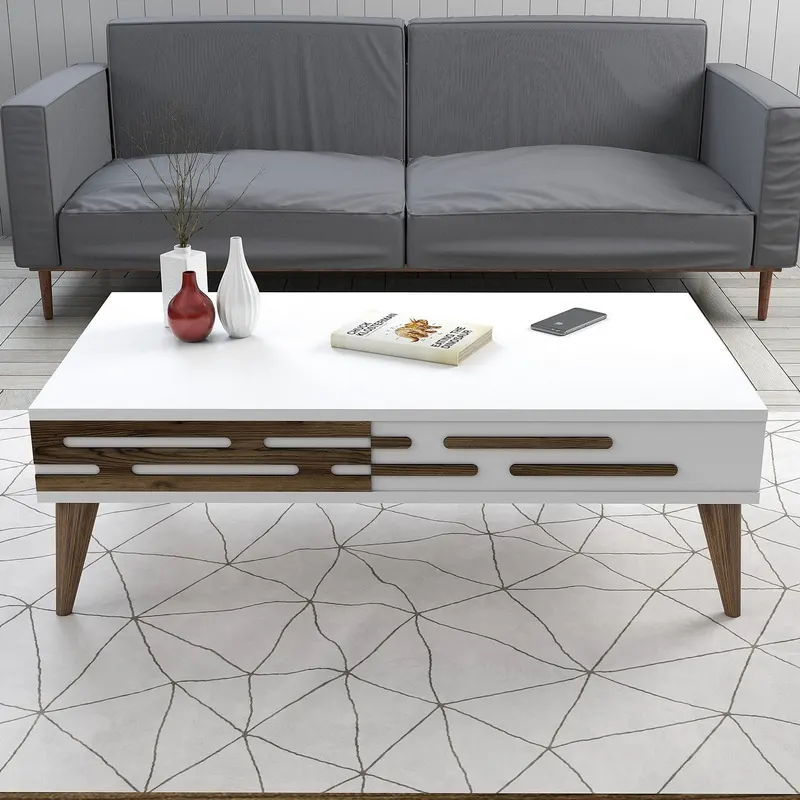 Set mobilă pentru sufragerie Valensiya 140, Diverse culori, 140x45x35 cm - Alb