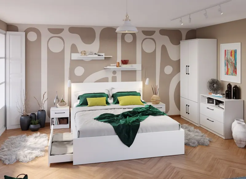 Set Mobila Dormitor Snow C07 — imaginea 2