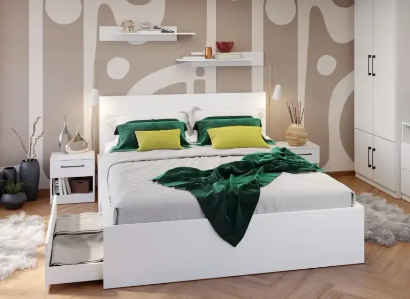 Set Mobila Dormitor Snow C07 — imaginea 3