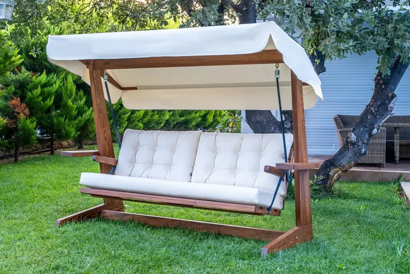 Balansoar de grădină Viva 2400, Diverse culori, 237x100x175 cm - Bej