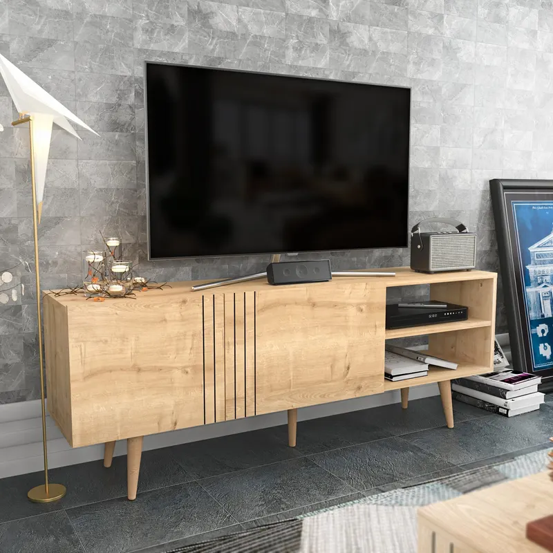 Comodă TV Ronas, Diverse culori, 160x35x39 cm - Sapphire