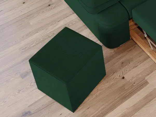 Taburet Cub Verde — imaginea 3