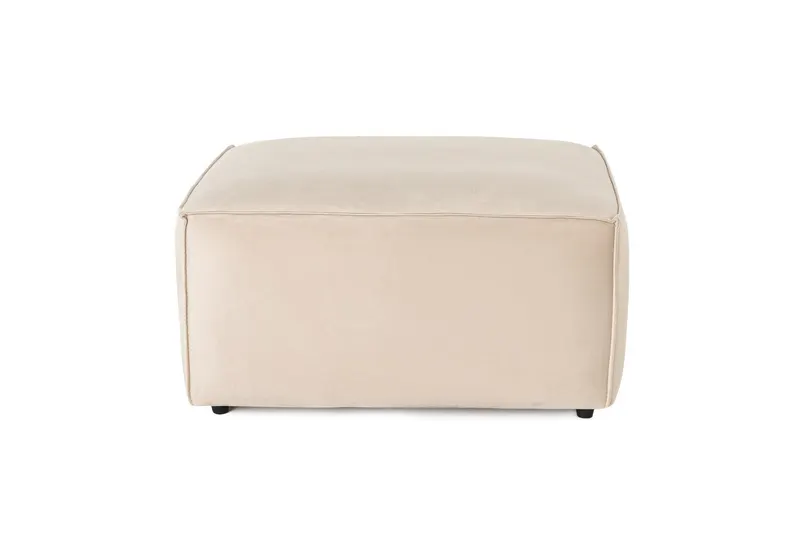 Taburet Lora Pouffe, Diverse culori, Diverse dimensiuni - Crem / 85x74x40 cm