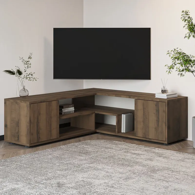Comodă TV Rosa, Diverse culori, Diverse dimensiuni - Antique walnut / 120x35x40 cm