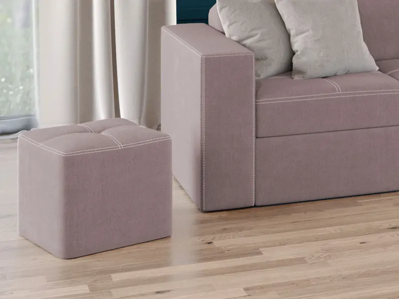 Taburet Cross Roze — imaginea 2