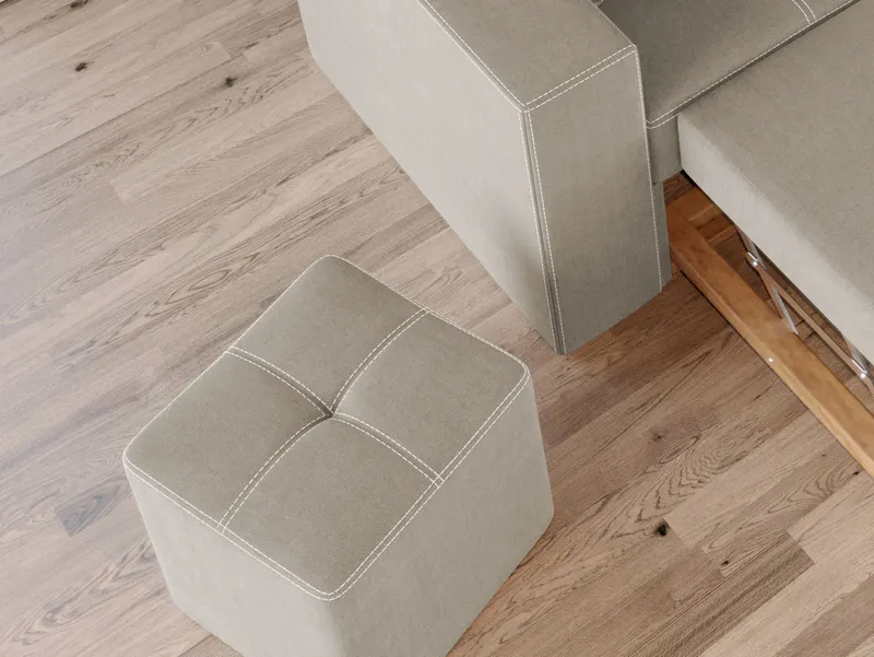 Taburet Cross Crem — imaginea 3