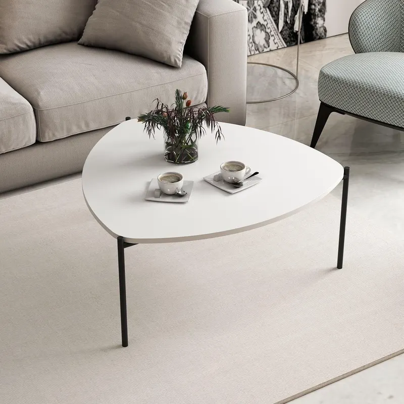Măsuță de cafea Lenny, Diverse culori, Diverse configurații, Diverse dimensiuni - Alb / Standard / 90x89x40 cm