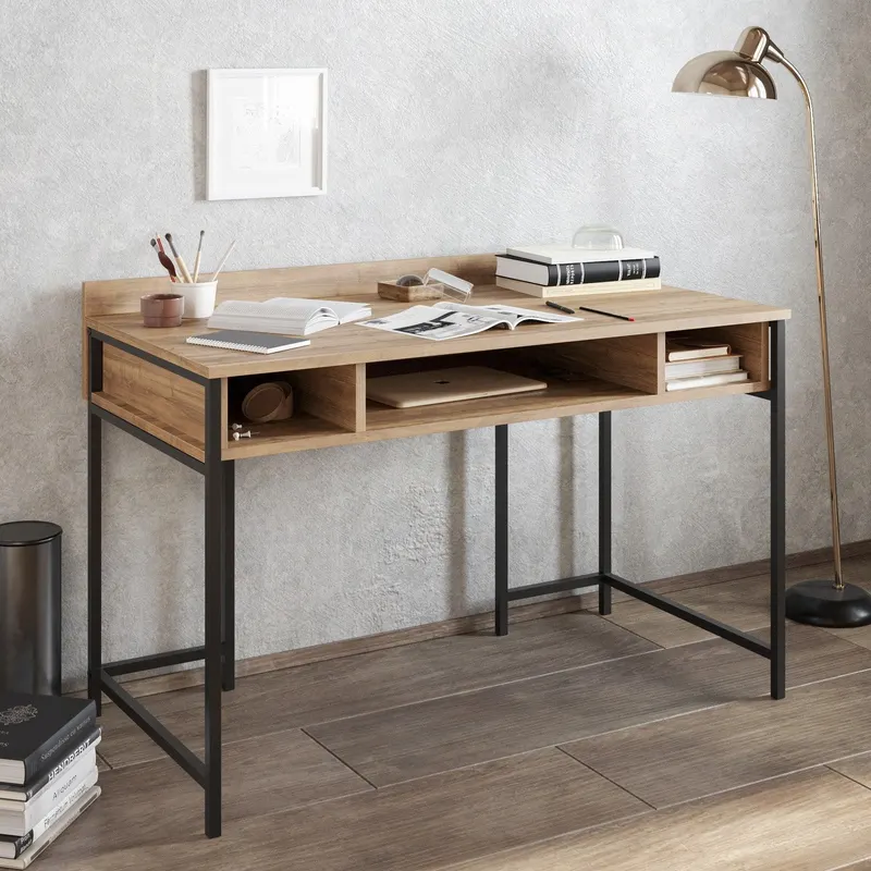 Birou Tumata, Diverse culori, Diverse dimensiuni - Negru - Nuc / 120x62x65 cm