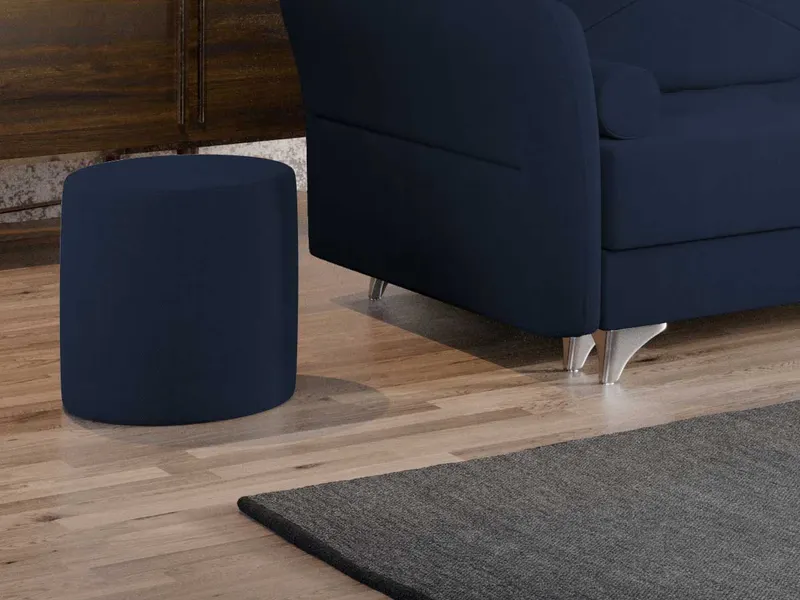 Taburet Smart Tapitat Albastru — imaginea 2