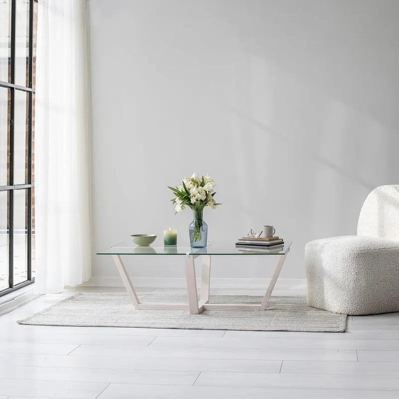 Măsuță de cafea Amalfi, Diverse culori, Diverse configurații, Diverse dimensiuni - Alb / Standard / 105x65x35 cm