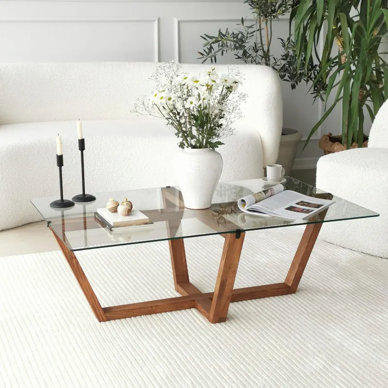 Măsuță de cafea Amalfi, Diverse culori, Diverse configurații, Diverse dimensiuni - Nuc / Standard / 105x65x35 cm