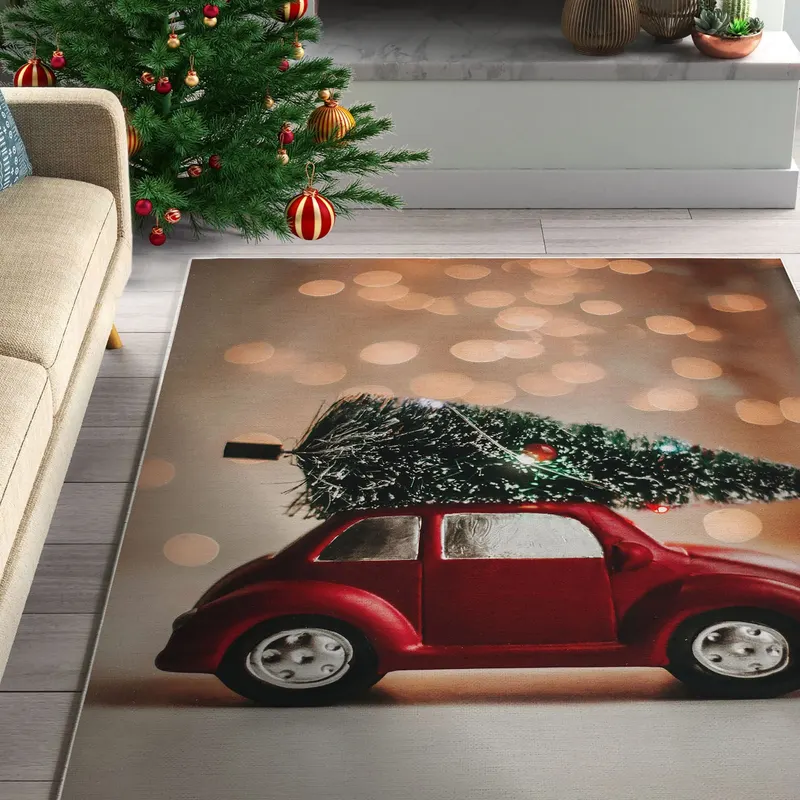 Covor Woopamuk428, Multicolor, Diverse dimensiuni - 100x200x1 cm