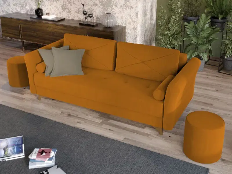 Canapea Bali Portocalie — imaginea 2