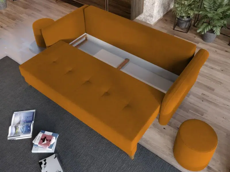 Canapea Bali Portocalie — imaginea 3