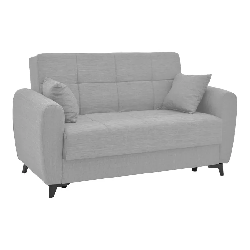 Canapea extensibilă cu depozitare Lincoln, Diverse culori, 165x85x90 cm - Gri deschis