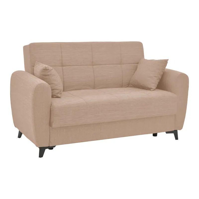 Canapea extensibilă cu depozitare Lincoln, Diverse culori, 165x85x90 cm - Bej