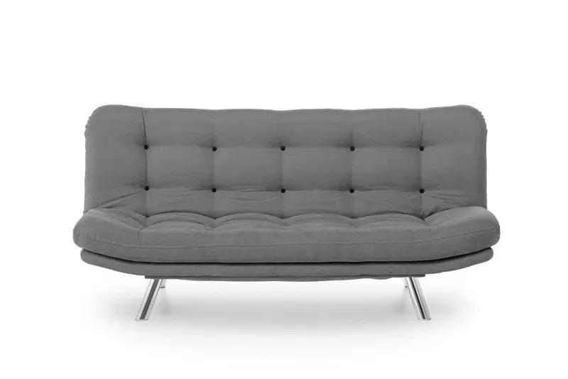 Canapea extensibilă 3 locuri Misa, Diverse culori, 200x105x95 cm - Gri închis