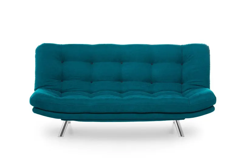 Canapea extensibilă 3 locuri Misa, Diverse culori, 200x105x95 cm - Verde petrol