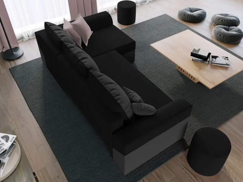 Coltar Extensibil Cali gri antracit / negru — imaginea 3