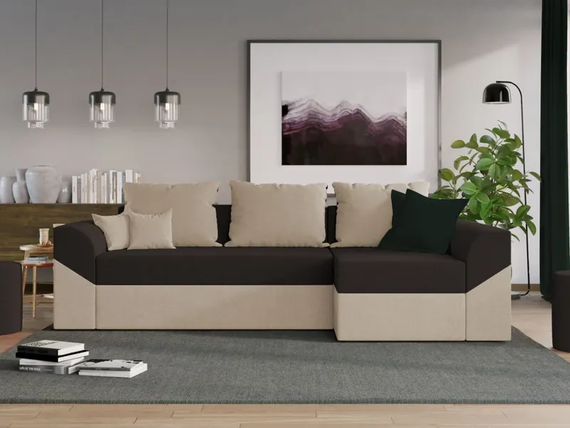 Coltar Extensibil Cali crem / maro — imaginea 2