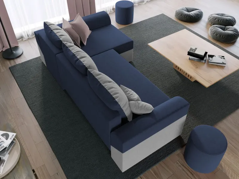 Coltar Extensibil Cali gri / petrol — imaginea 3