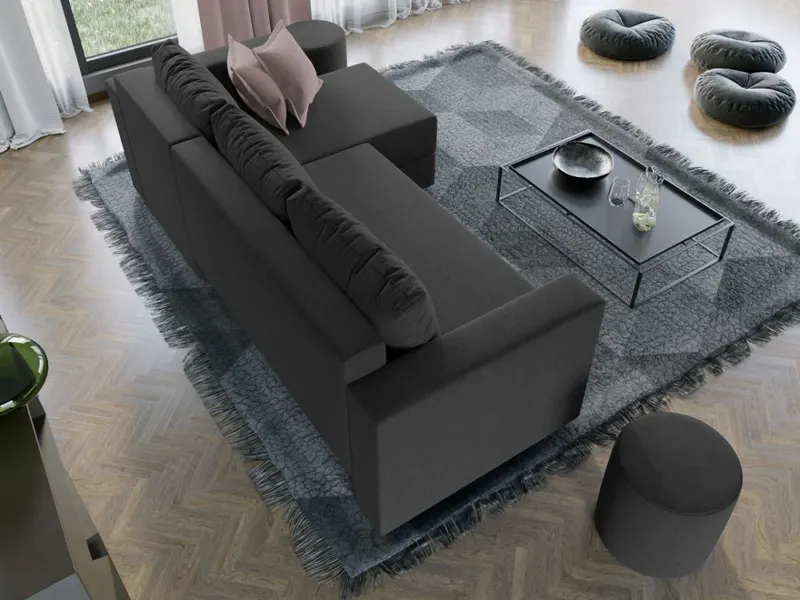 Coltar Extensibil Alfa gri inchis — imaginea 3